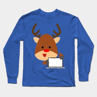 Merry Christmas Deer Long Sleeve T-Shirt